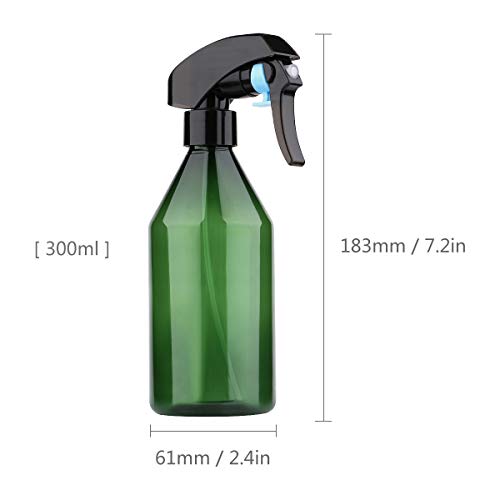 Yebeauty Spruzzatore Per Piante In Plastica 300 Ml, Ricaricabile, A Grilletto, Per Giardinaggio, Pulizie E Cura Della Pelle, Verde Trasparente, Resistente Al Calore E Al Freddo